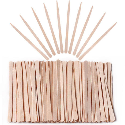 Beauty Hair Removal Care Tool Disposable Wooden Sticks