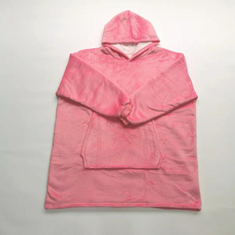 Men's And Women's Lazy Pullover Hooded Fleece Sweater Warm Hoodie