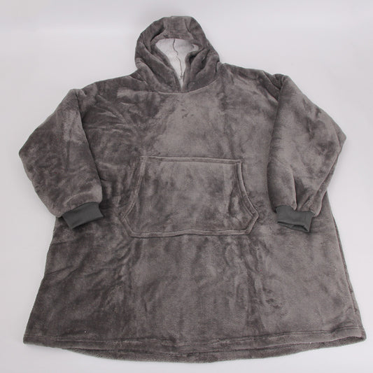 Men's And Women's Lazy Pullover Hooded Fleece Sweater Warm Hoodie