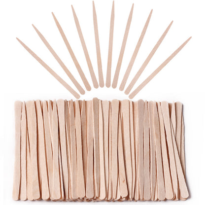 Beauty Hair Removal Care Tool Disposable Wooden Sticks