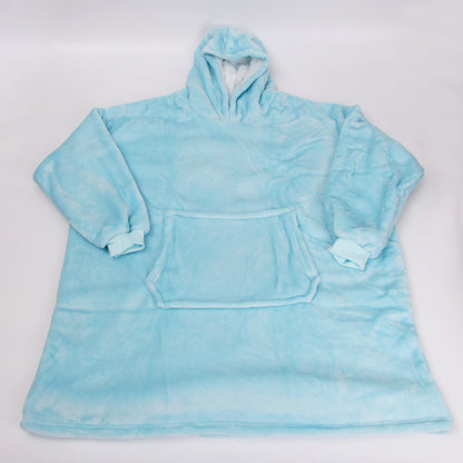 Men's And Women's Lazy Pullover Hooded Fleece Sweater Warm Hoodie