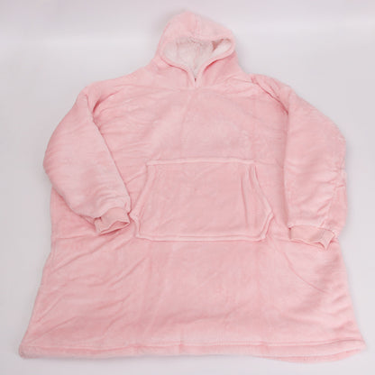 Men's And Women's Lazy Pullover Hooded Fleece Sweater Warm Hoodie